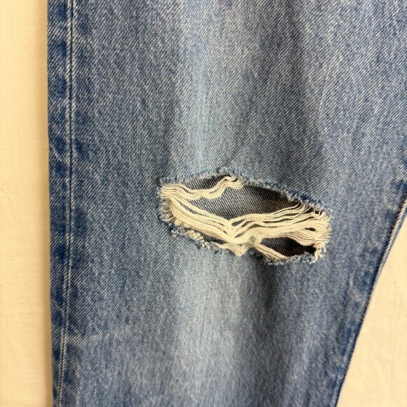 Levi Strauss 501 Women's Mid Rise Relaxed Fit Straight Leg Jeans – Size W27 L32 - Picture 14 of 15